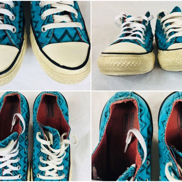 Converse CT Ox Women US 8 Mens 6 Blue Sneakers - Picture 4 of 8